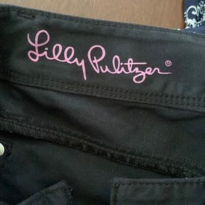 Lilly Pulitzer worth black jeans, skinny